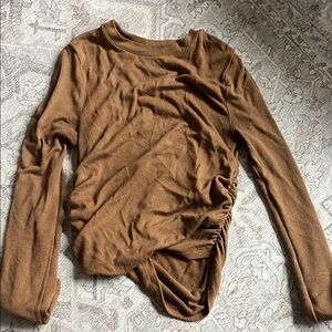 Madewell Brown Long Sleeve Women's Top